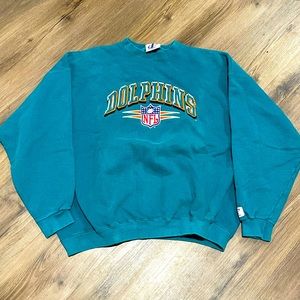Vintage Miami Dolphins Crewneck Sweatshirt.